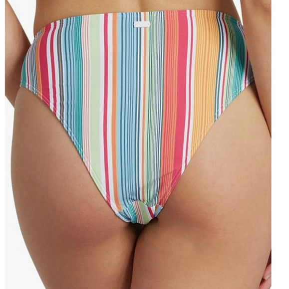 Roxy hi cut bikini bottom  size M bnwt - Picture 4 of 5
